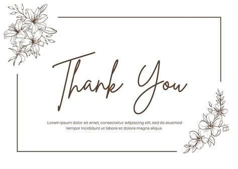 Printable Thank You Card Template