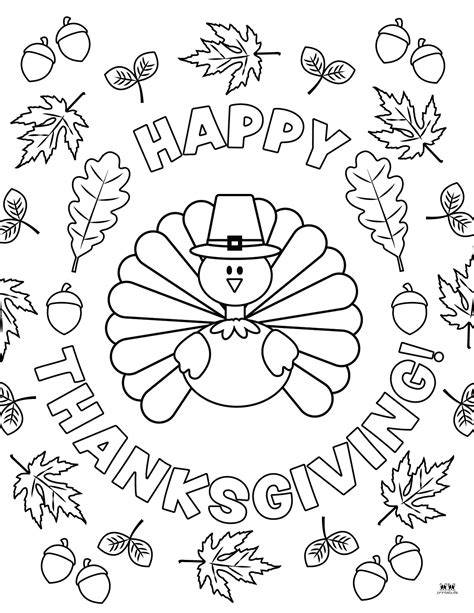 Printable Thanksgiving Coloring Sheets