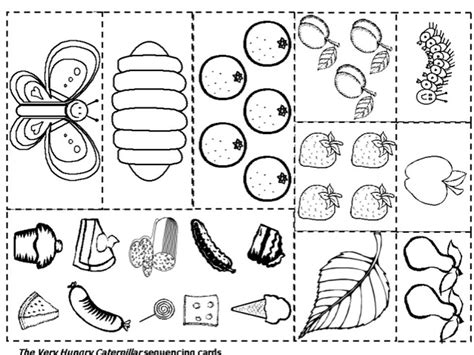 Printable The Very Hungry Caterpillar Food