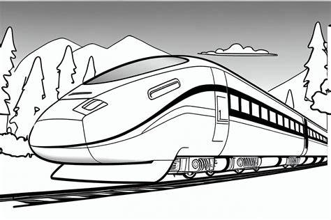 Printable Train Coloring Pages