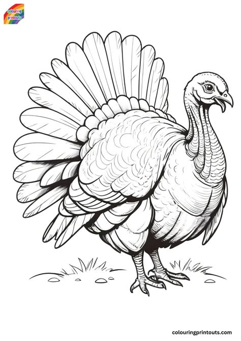 Printable Turkey Pictures To Color