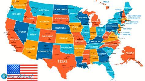 Printable Us States