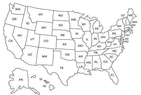Printable Usa Map