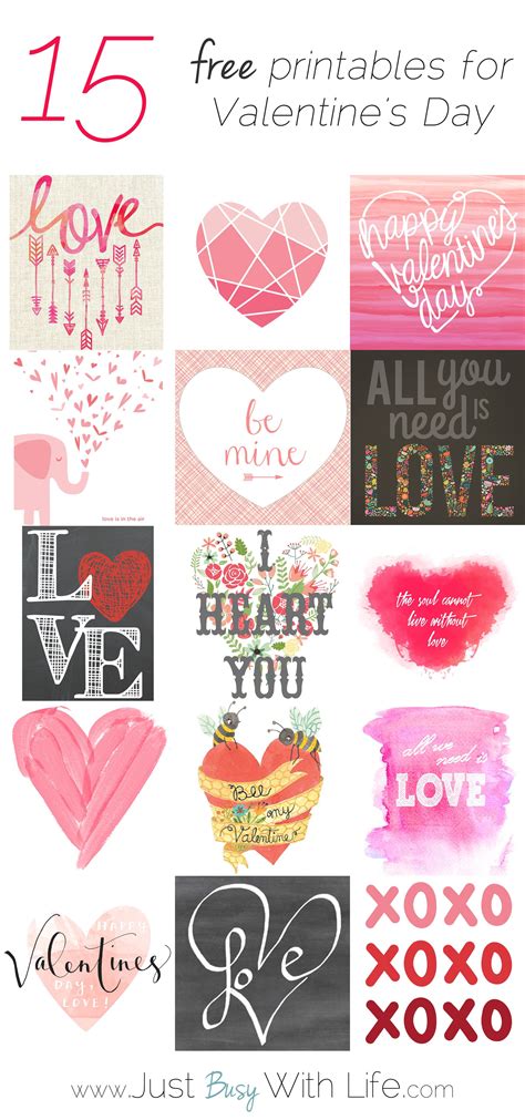 Printable Valentines Decorations