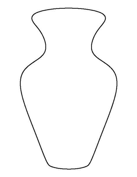 Printable Vase Outline