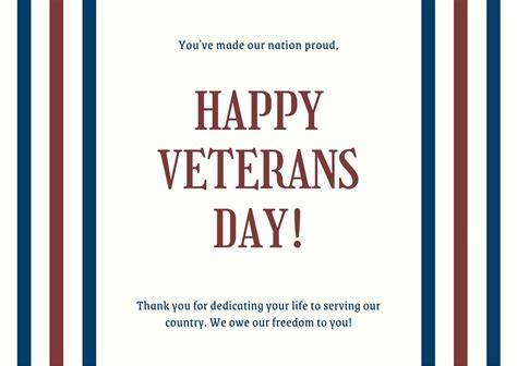 Printable Veterans Day Cards
