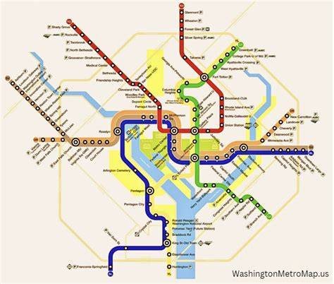 Printable Washington Dc Metro Map