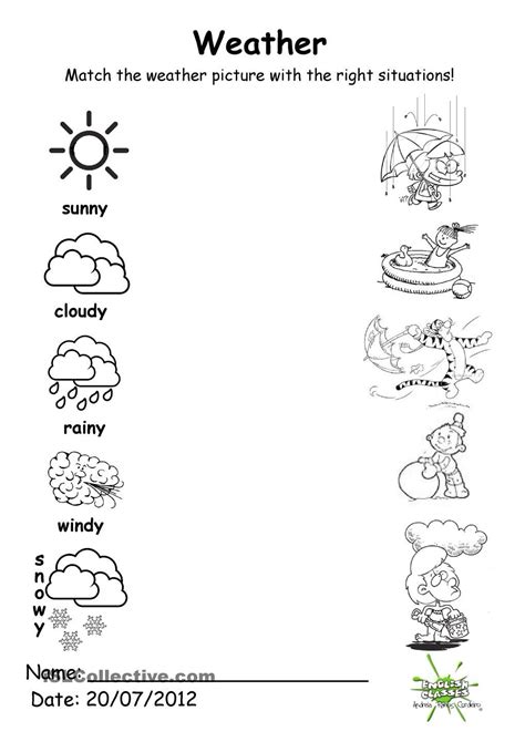 Printable Weather Activities For Preschoolers