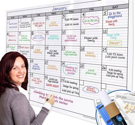white board calendar