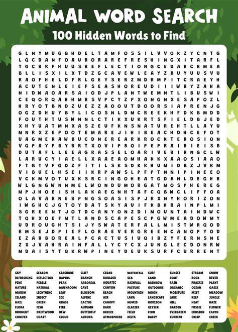 Printable Word Searches For Adults Pdf