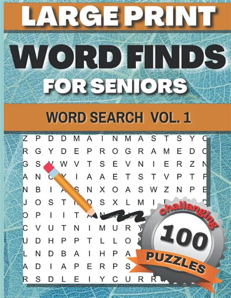 Printable Wordsearch For Seniors