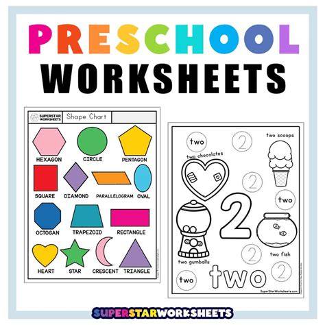 Printable Worksheets For 3 Year Olds