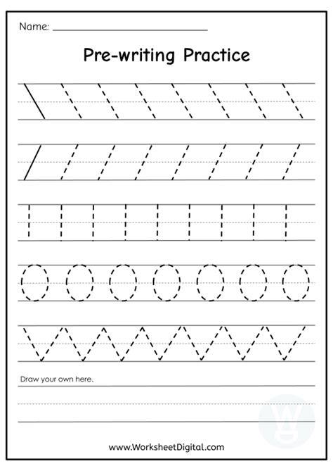 Printable Writing Practice Sheets