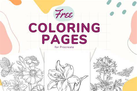 Procreate Coloring Pages Png