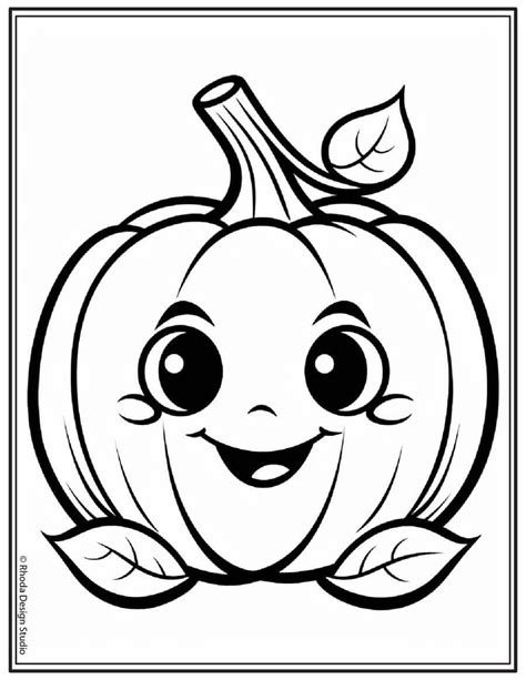 Pumpkin Printable Coloring Pages Free
