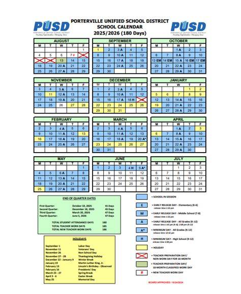 Pusd 25 26 Calendar