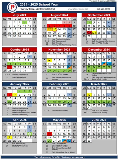 Pusd Calendar 2025
