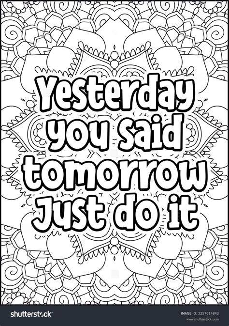 Quote Coloring Page