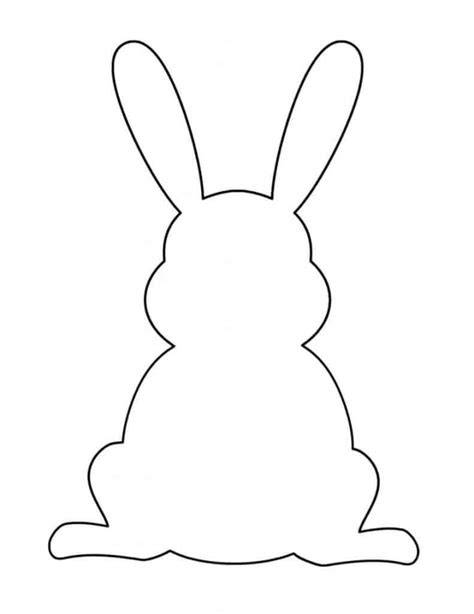 Rabbit Silhouette Printable