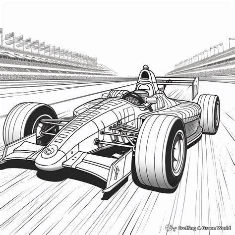 Racing Car Coloring Pages Printable