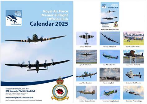 Raf Spielman Calendar