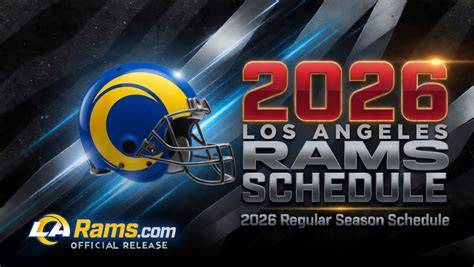 Rams Schedule Printable