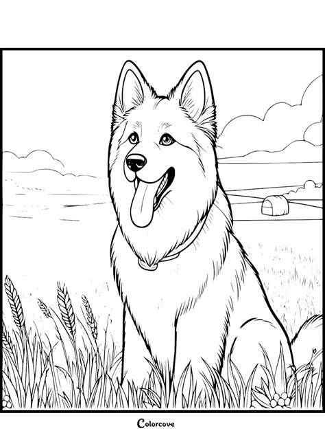 Real Dog Coloring Pages