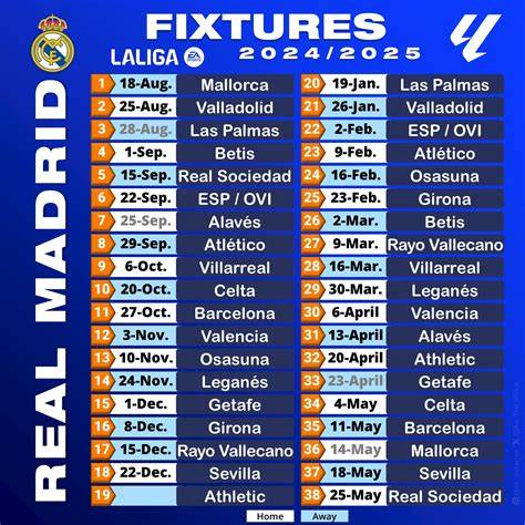 Real Madrid Calendar
