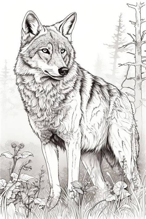 Realistic Animal Coloring Pages