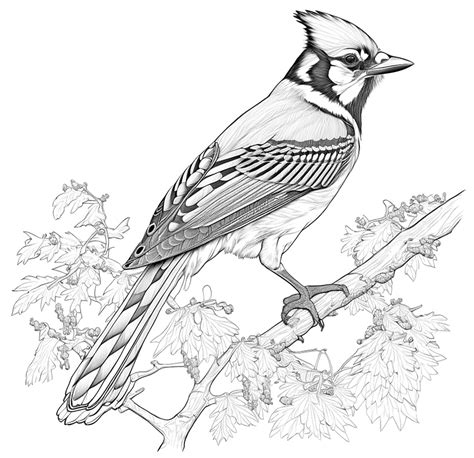 Realistic Bird Coloring Pages