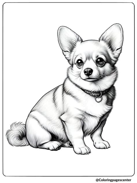 Realistic Dog Colouring Pages