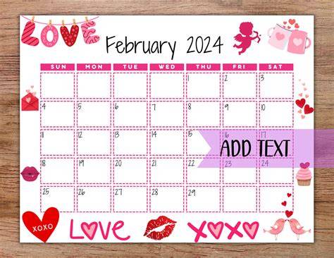 february calendar designs