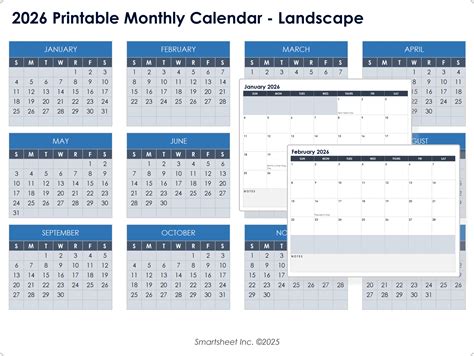 pages calendar template