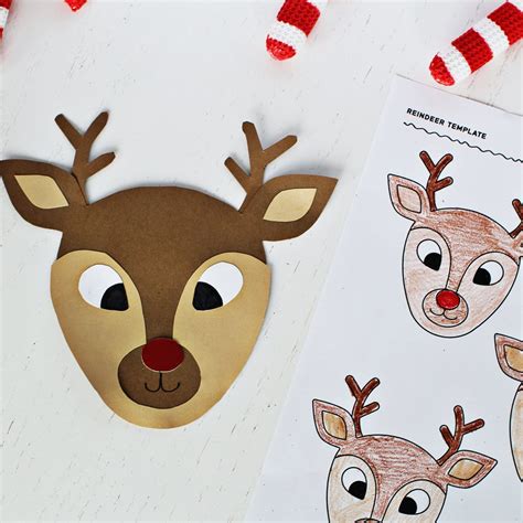 Reindeer Face Printable