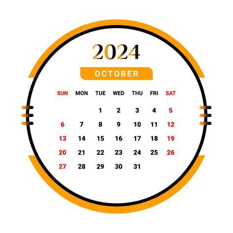 october 2024 calendar