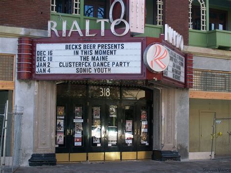 Rialto Theater Calendar