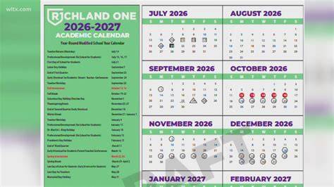 Richland One Calendar 2024 25