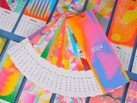 Risograph Calendar 2025