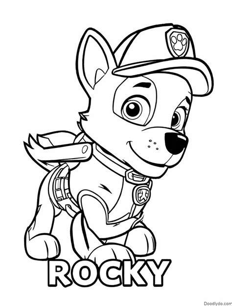Rocky Coloring Page