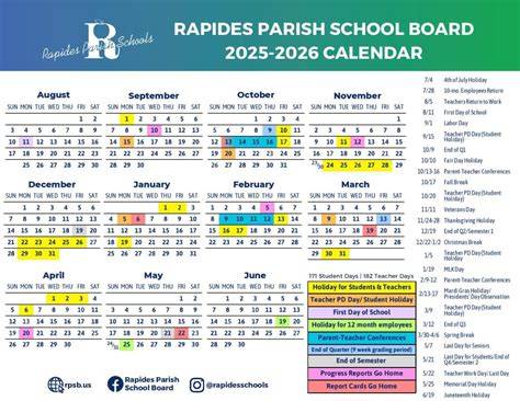 Rpsb School Calendar 25 26