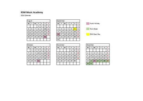 Rsm Calendar 2024