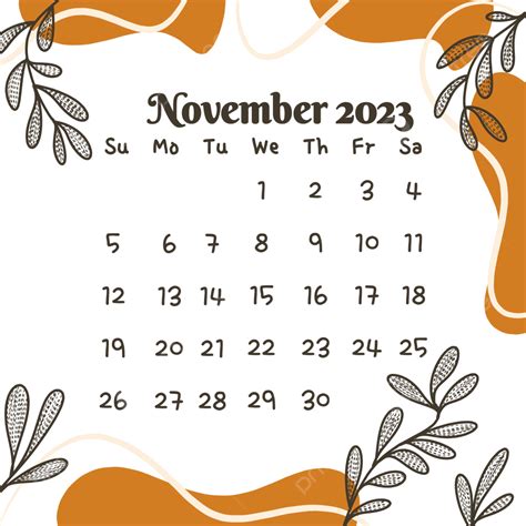november 2023 calendar