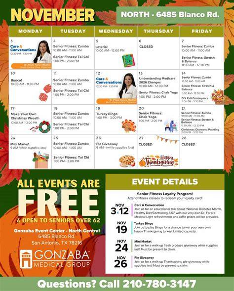 San Antonio Gonzaba Event Calendar