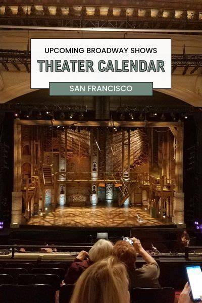 San Francisco Theatre Calendar