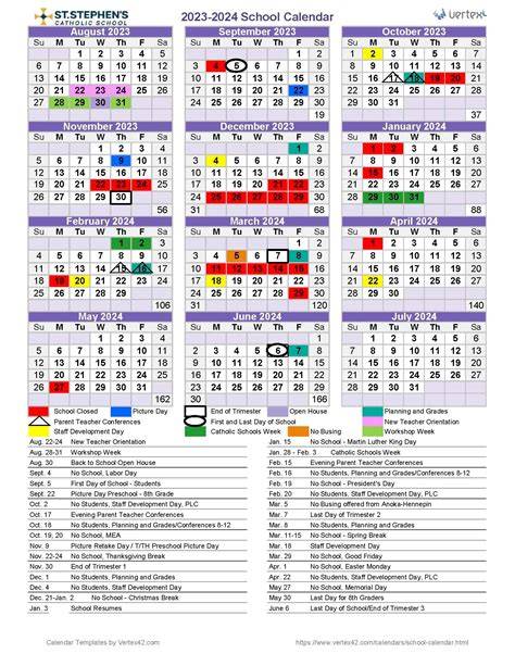 San Rafael School District Calendar