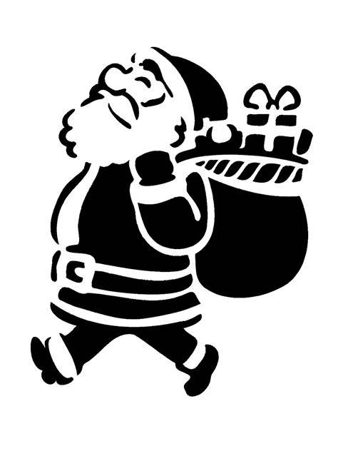 Santa Claus Stencil Printable