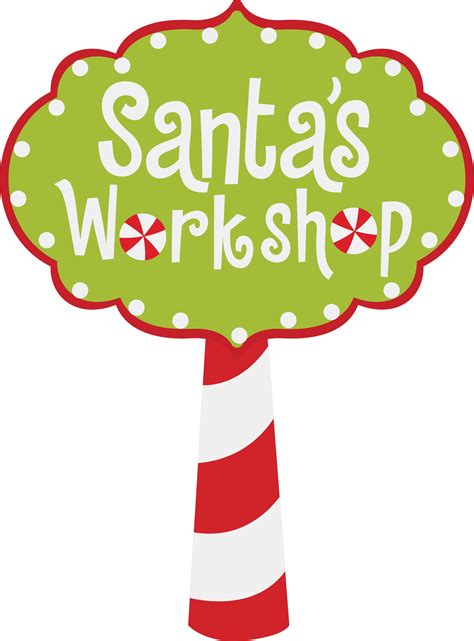 Santa S Workshop Printable Sign