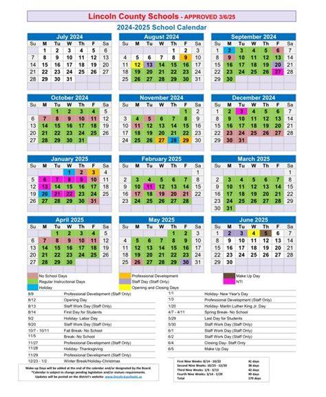 lincoln public schools calendar