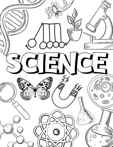 Science Coloring Pages Pdf