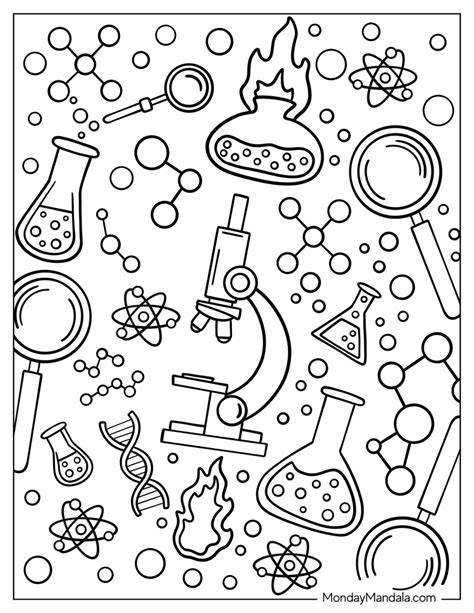 Science Printable Coloring Pages
